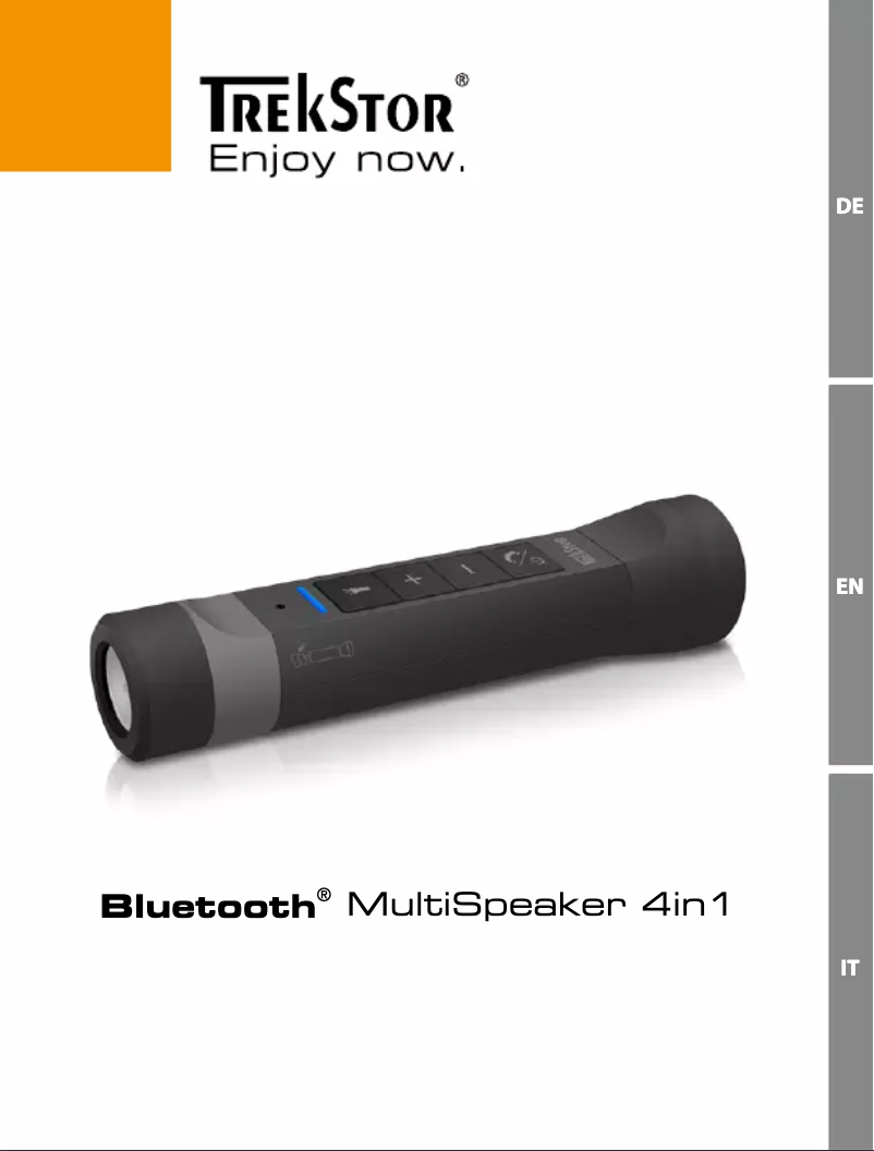 Page 1 de la notice Manuel utilisateur TrekStor Bluetooth MultiSpeaker 4in1 14319