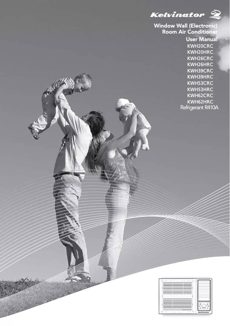 Page n°1 - Manuel utilisateur Kelvinator KWH39CRC