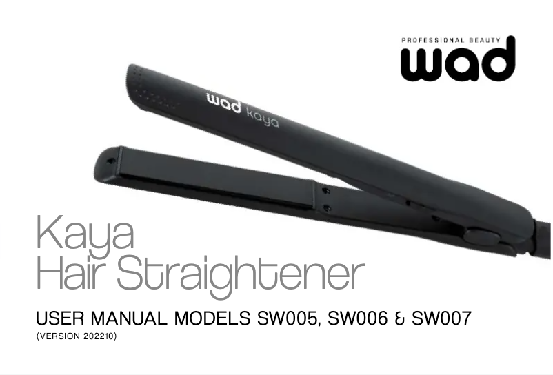 Image de la première page du manuel de l'appareil Kaya