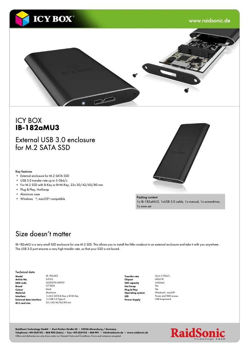 Image de la première page du manuel de l'appareil IB-182aMU3