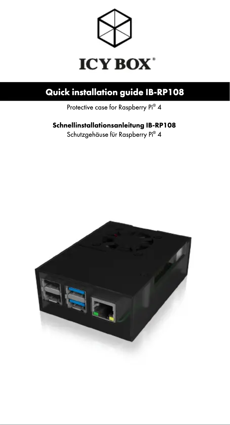 Image de la première page du manuel de l'appareil IB-RP108