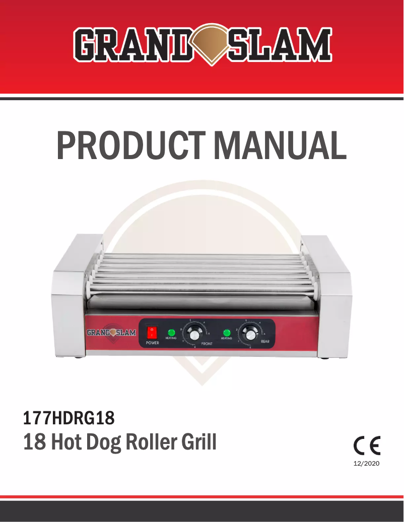 Page 1 de la notice Manuel utilisateur Grand Slam 177HDRG18