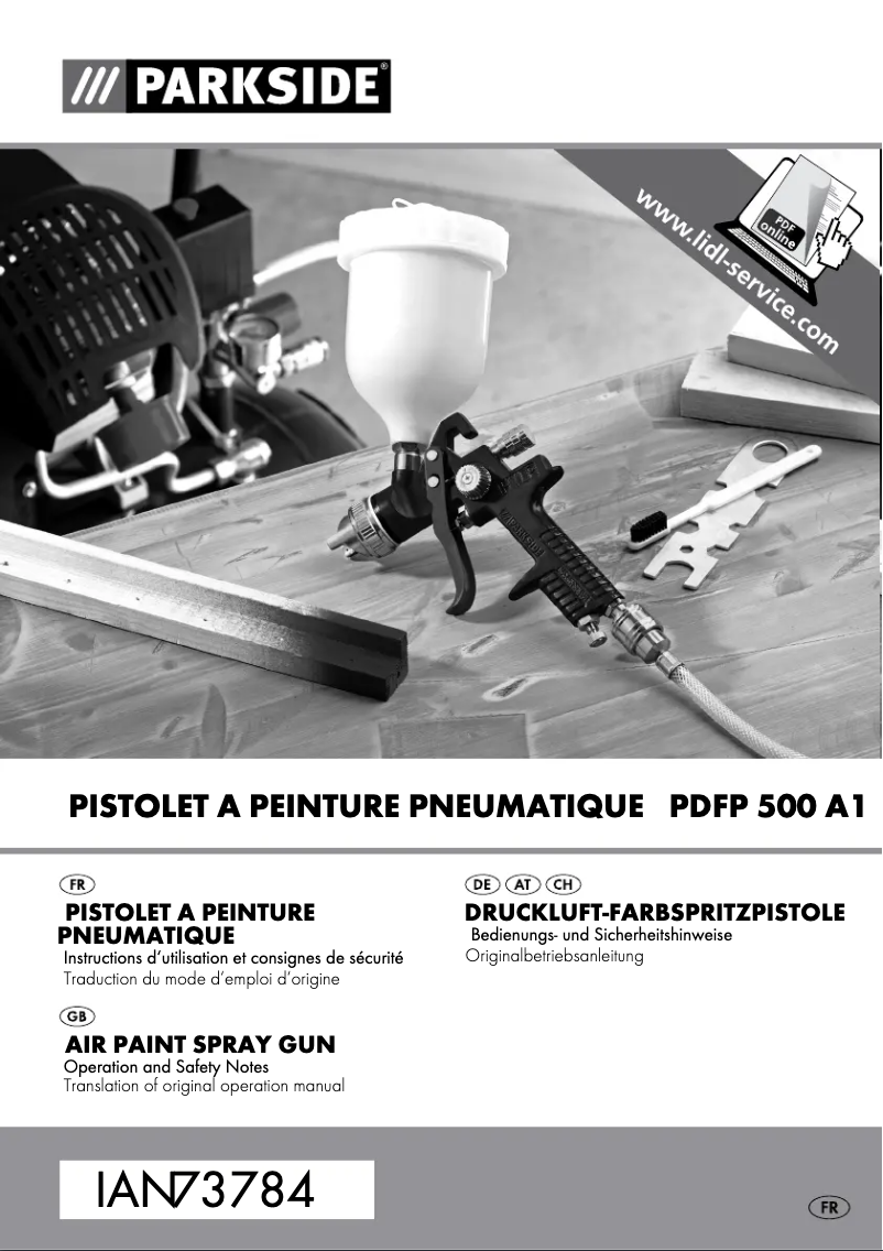 Page n°1 - Manuel utilisateur Parkside PDFP 500 A1