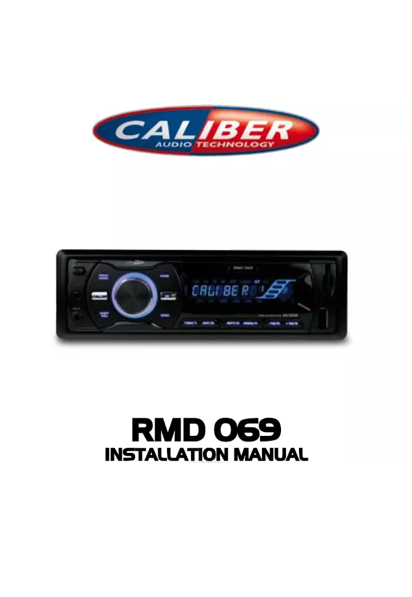 Page 1 de la notice Manuel utilisateur Caliber RMD 069