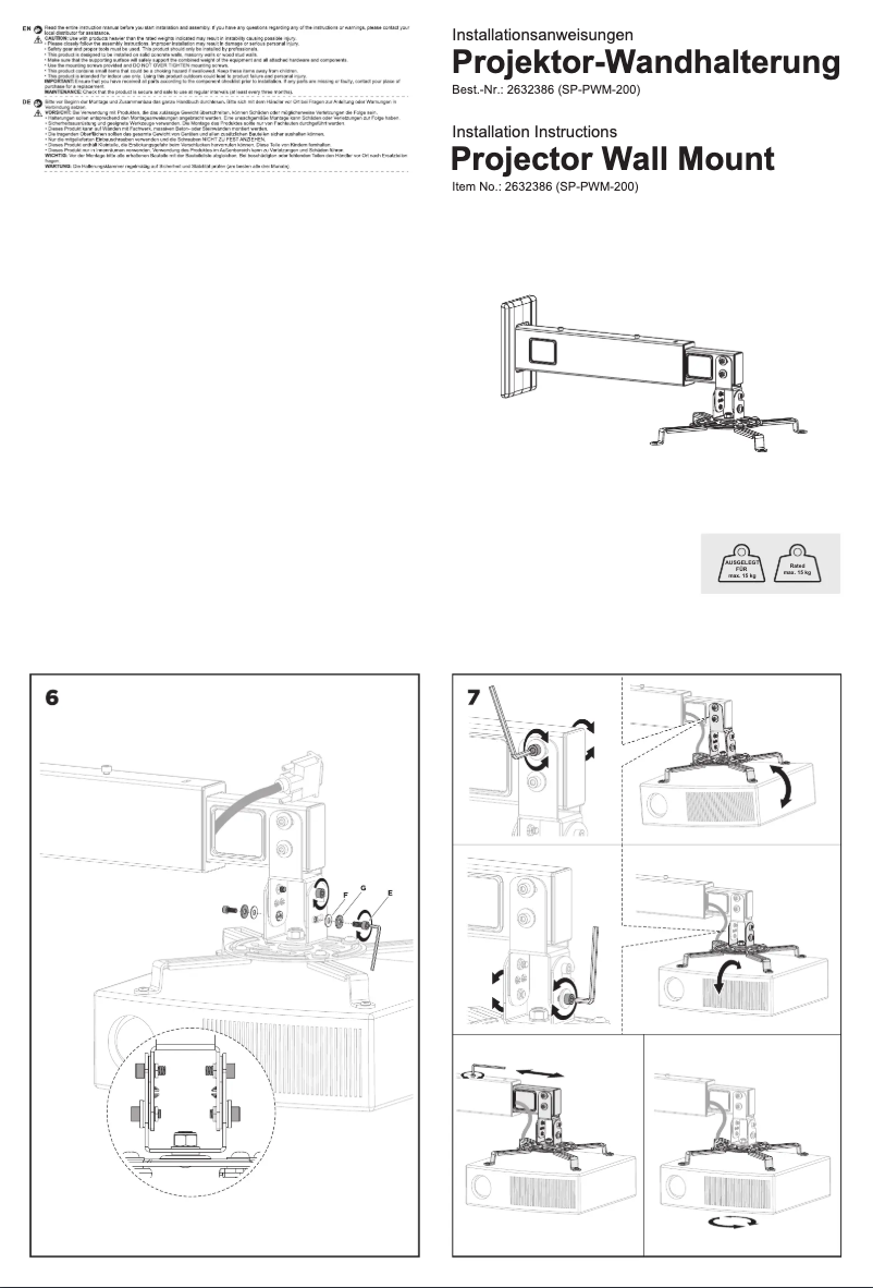 Page n°1 - Manuel utilisateur Speaka SP-PWM-200
