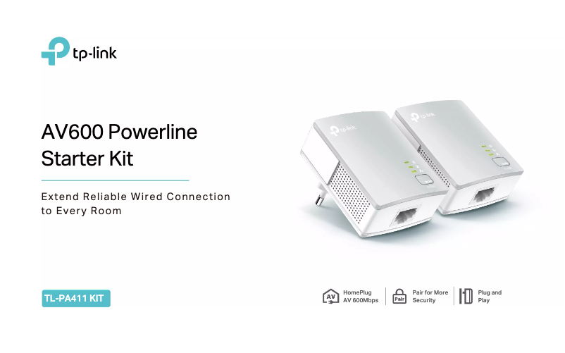 Page n°1 - Fiche technique TP-Link TL-PA411