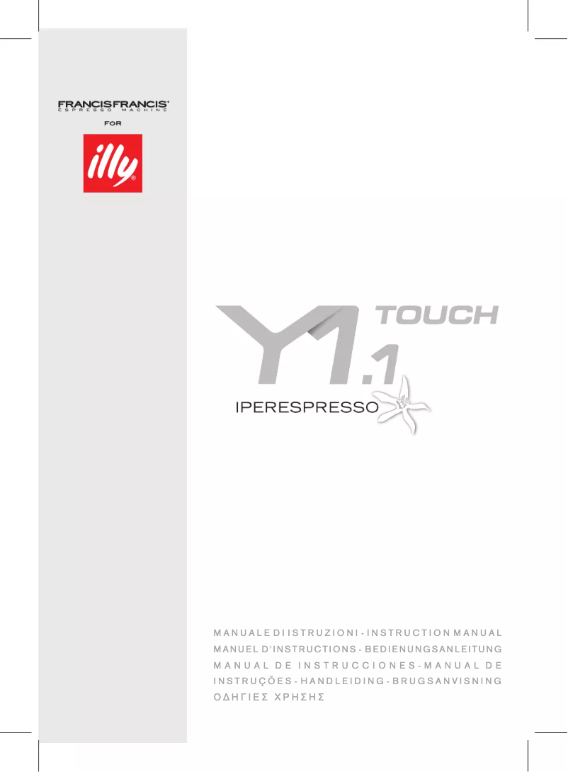 Page 1 de la notice Manuel utilisateur Illy Y1.1 Touch