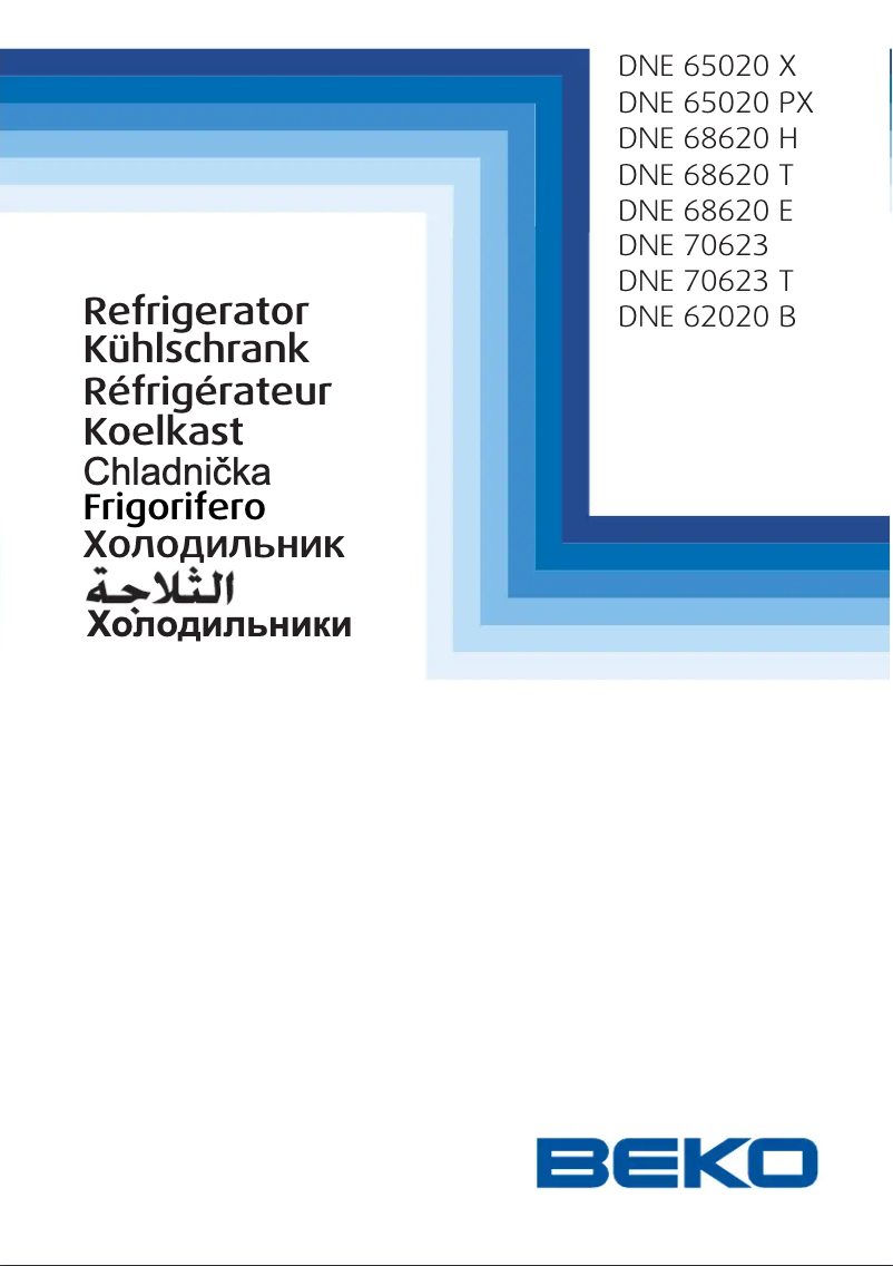 Page n°1 - Manuel utilisateur Beko DNE65020PX