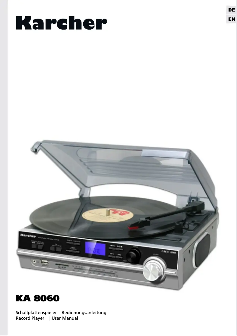 Página 1 del manual Manual de usuario Kärcher KA 8060