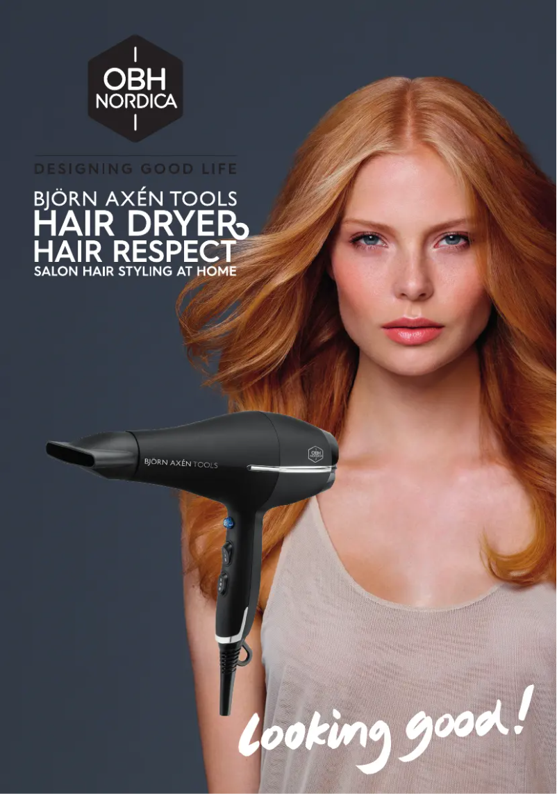 Page 1 de la notice Manuel utilisateur OBH Nordica Björn Axén Hair Respect 5199
