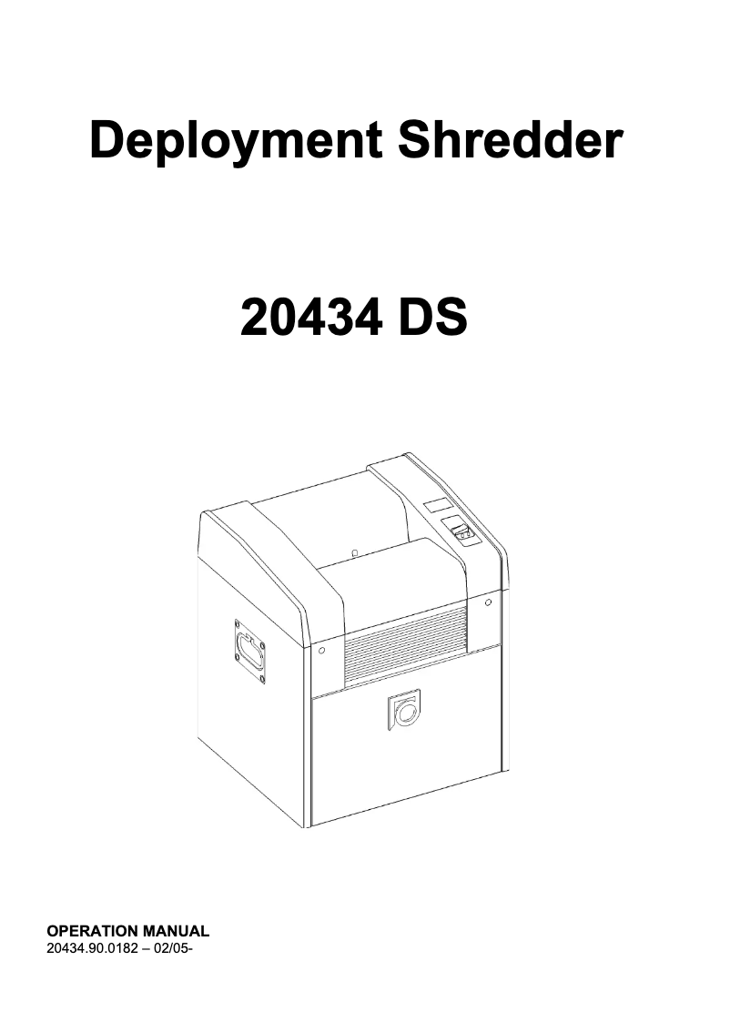Página 1 del manual Manual de usuario Dahle 20434 DS