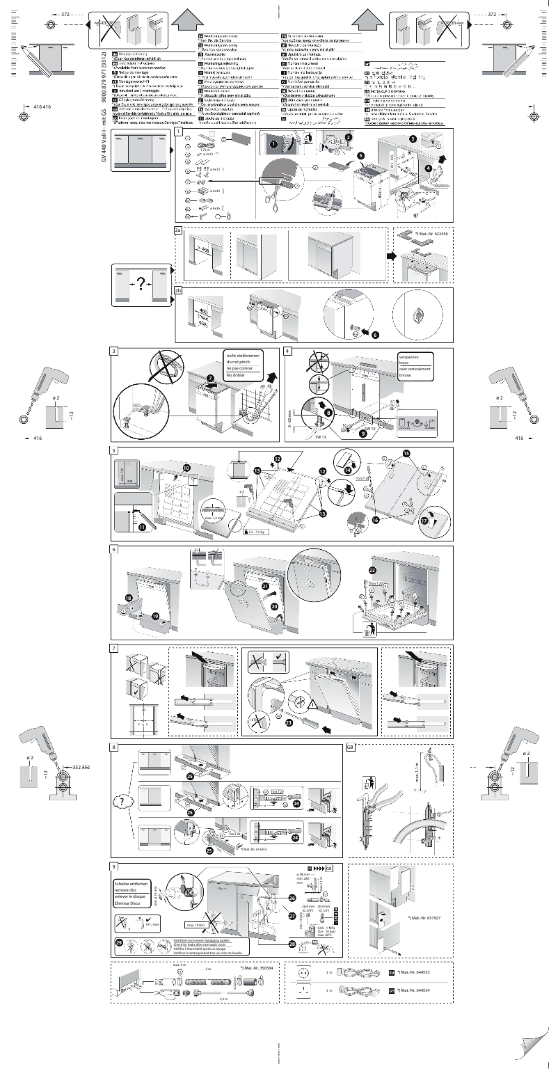 Page n°1 - Guide d'installation Neff S58T69X0GB
