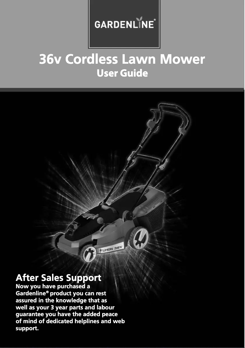 Imagen de la primera página del manual del dispositivo GL-CM 36 Li