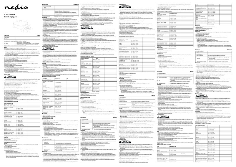 Image de la première page du manuel de l'appareil FCSP110EBK40