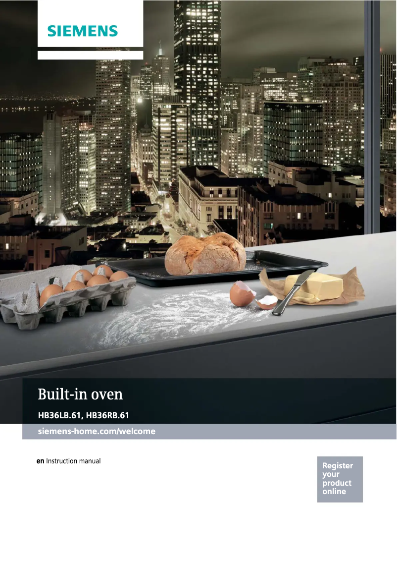 Image de la première page du manuel de l'appareil HB36RB561