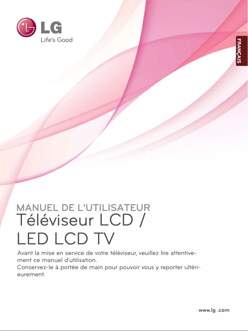 Page 1 de la notice Manuel utilisateur LG 42LD450