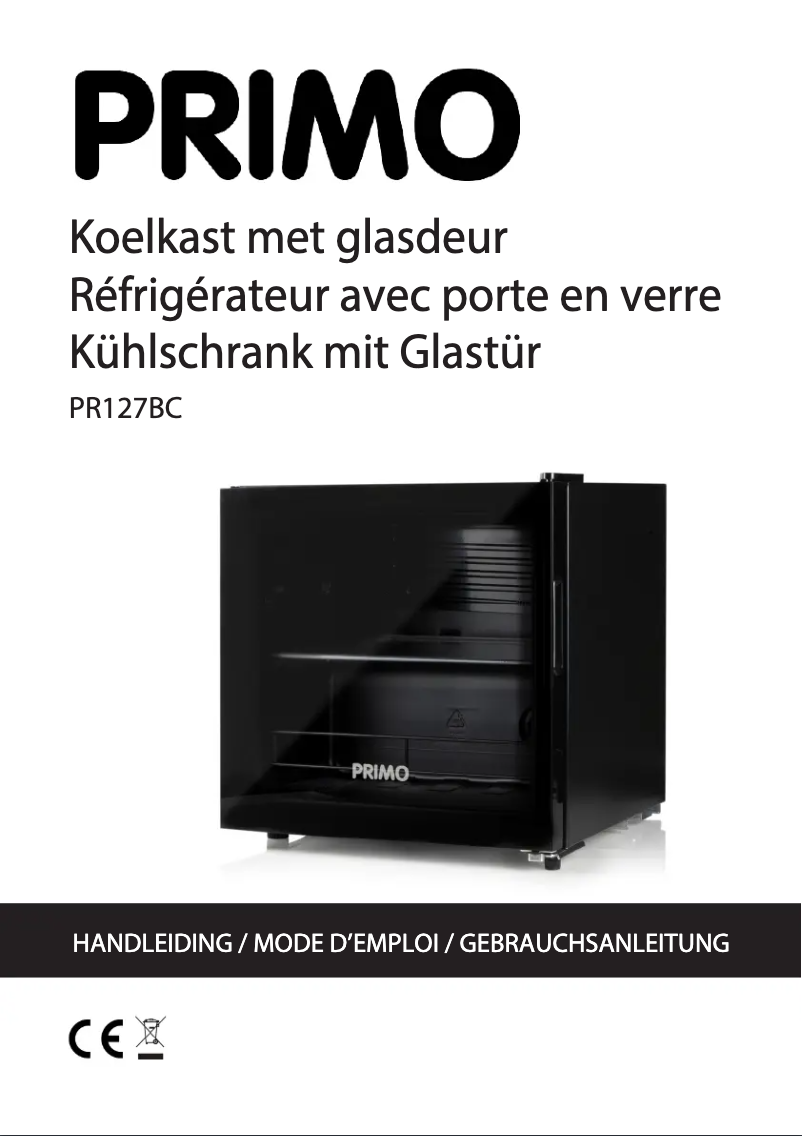 Page 1 de la notice Manuel utilisateur Primo PR127BC
