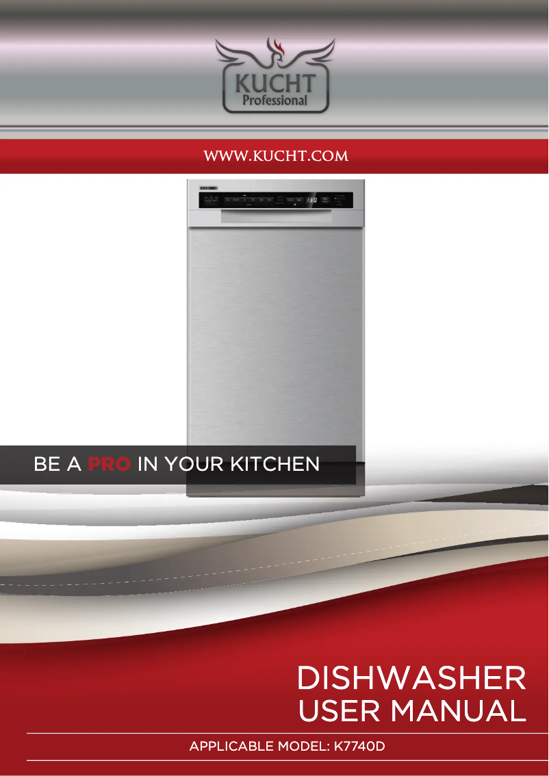 Page 1 de la notice Manuel utilisateur Kucht K7740D