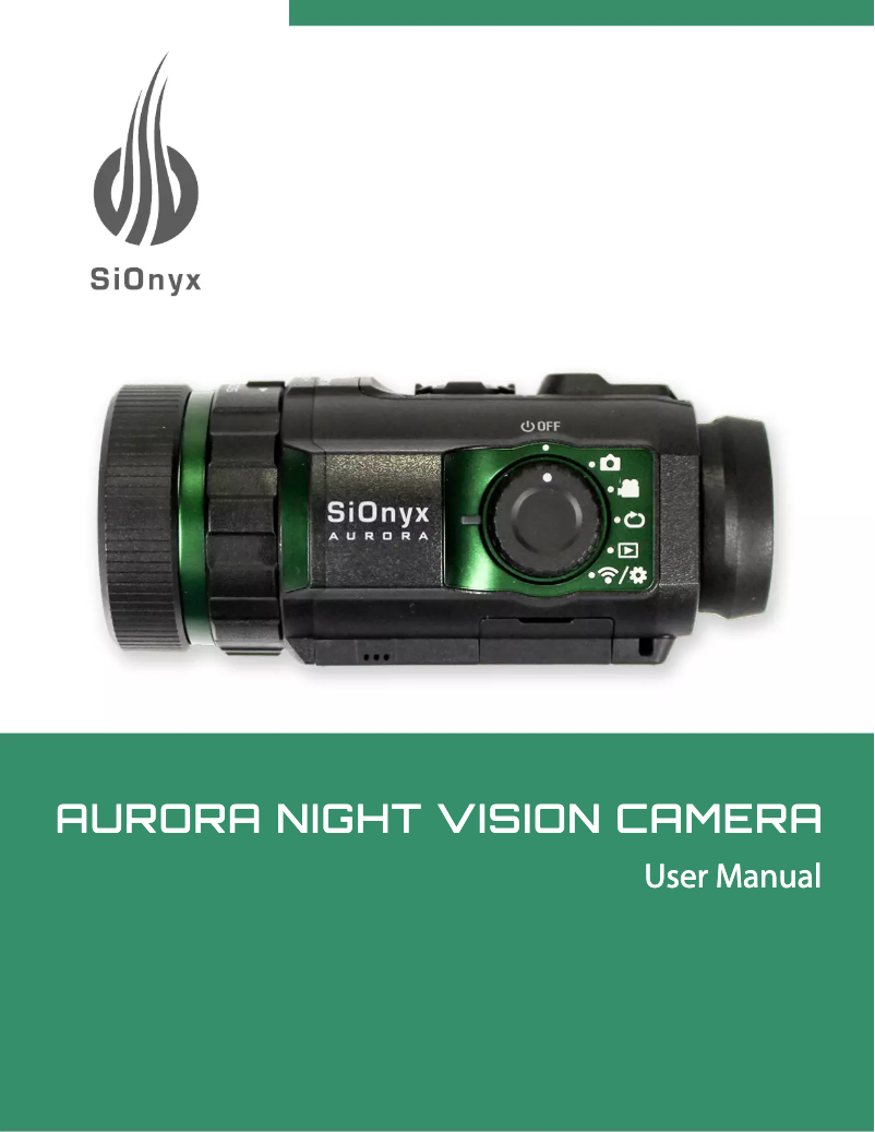 Página 1 del manual Manual de usuario SiOnyx Aurora