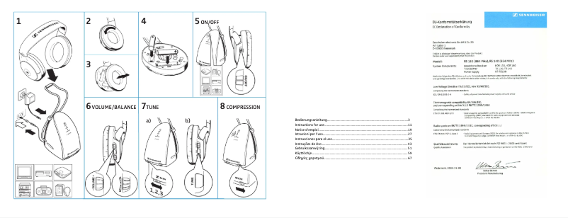 Image de la première page du manuel de l'appareil RS-140