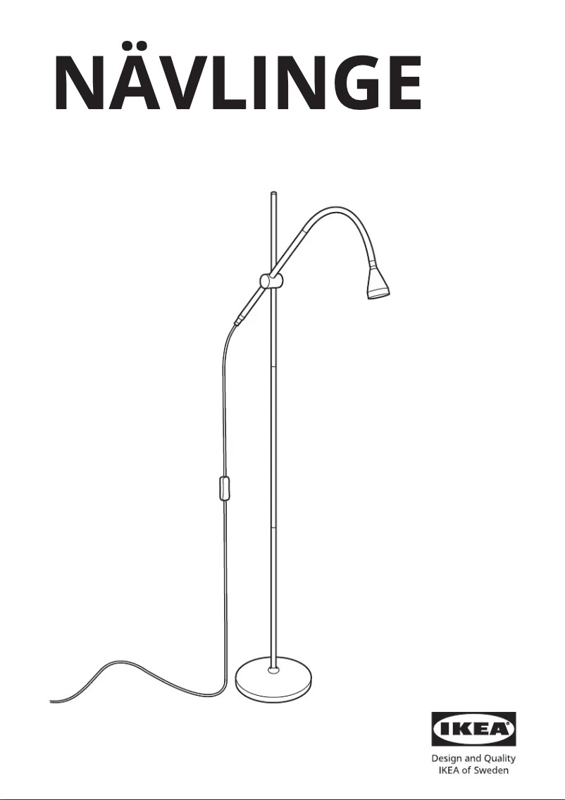 Image de la première page du manuel de l'appareil NÄVLINGE 404.051.12