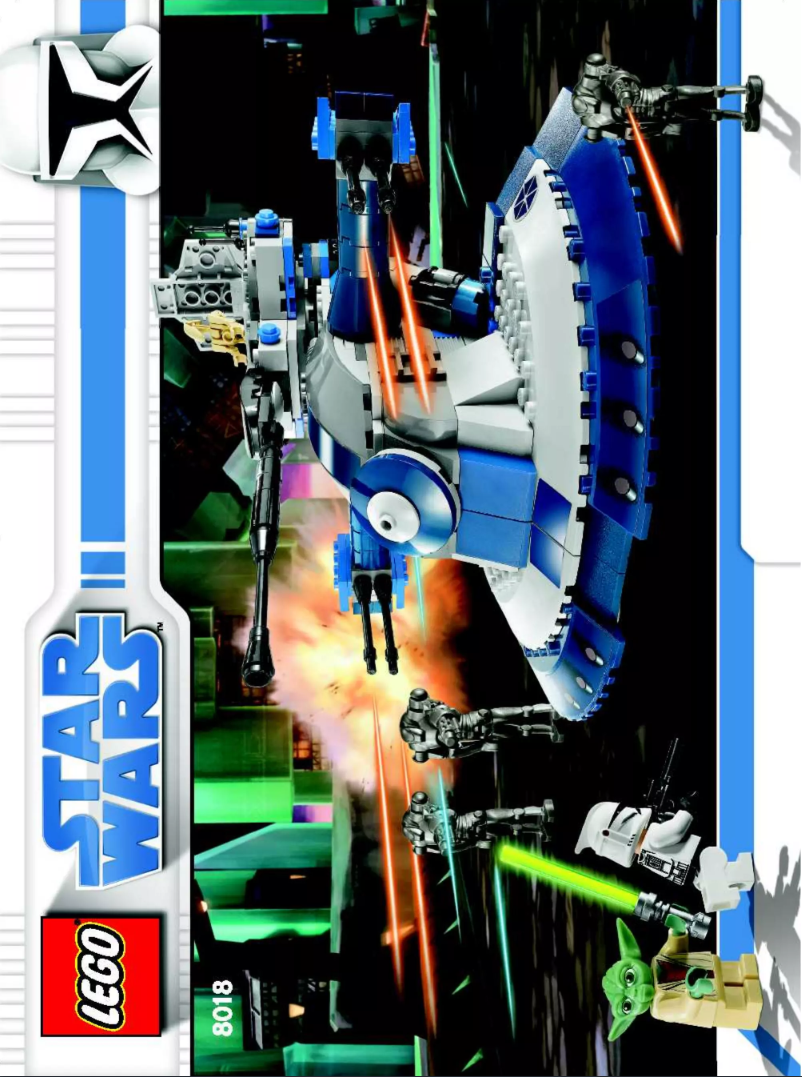 Page 1 de la notice Manuel utilisateur Lego Star Wars 8018