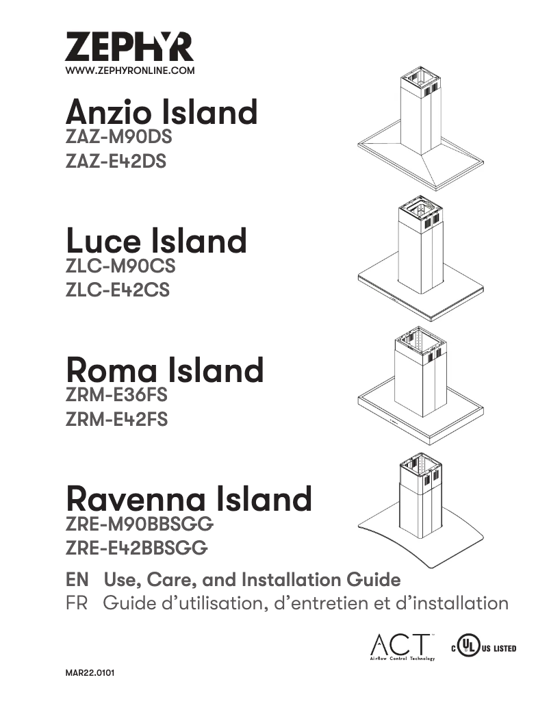 Page n°1 - Manuel utilisateur Zephyr ZLC-M90CS