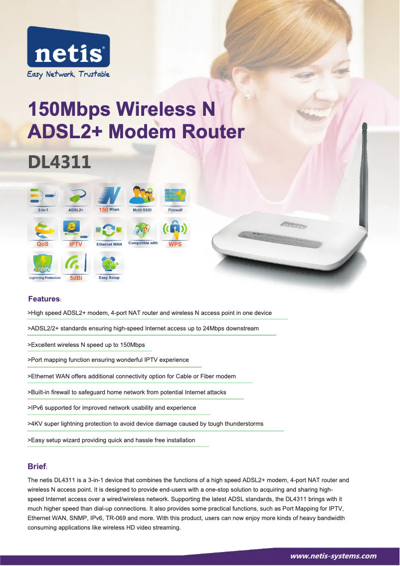 Image de la première page du manuel de l'appareil DL4311