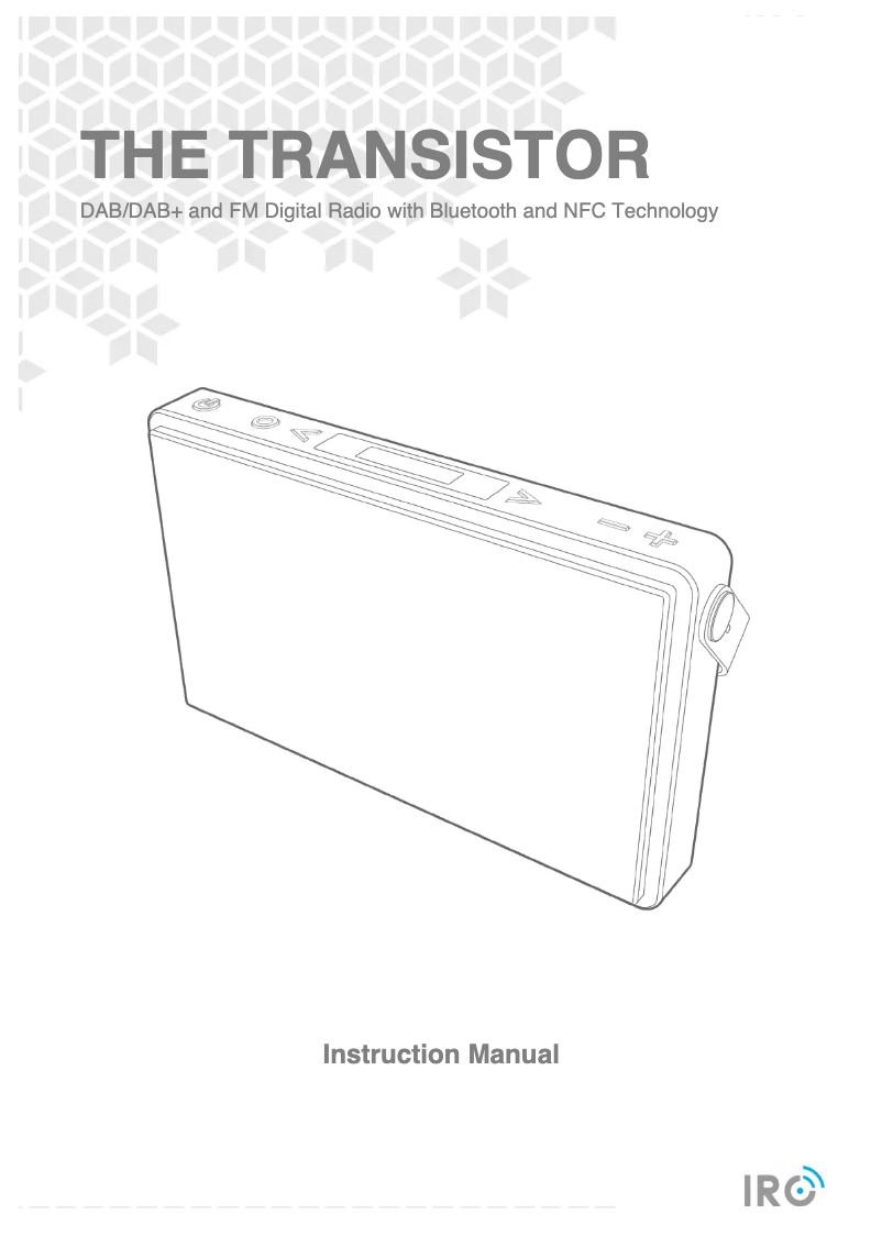 Image de la première page du manuel de l'appareil The Transistor