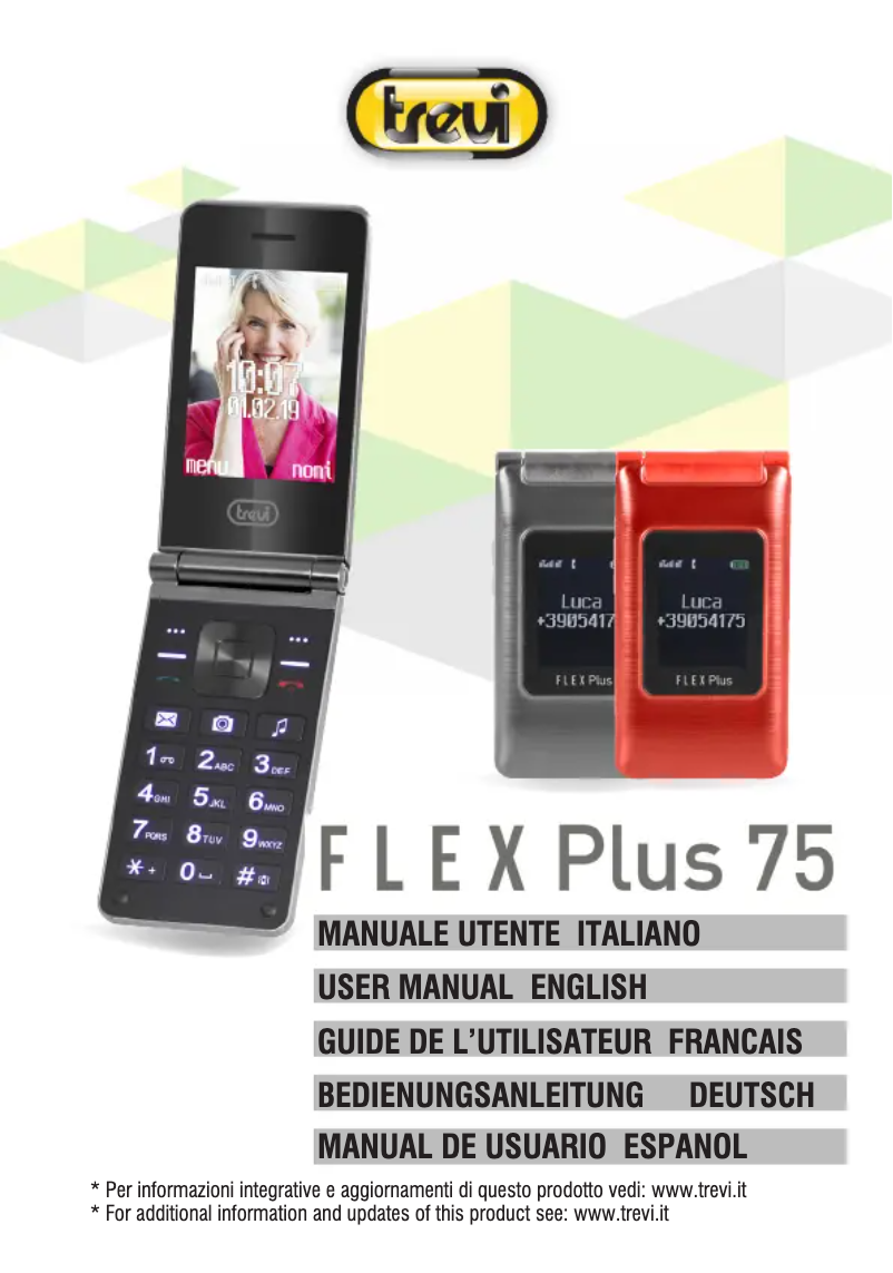 Image de la première page du manuel de l'appareil FLEX Plus 75