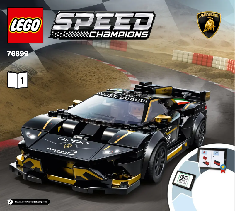 Page 1 de la notice Manuel utilisateur Lego Speed Champions 76899