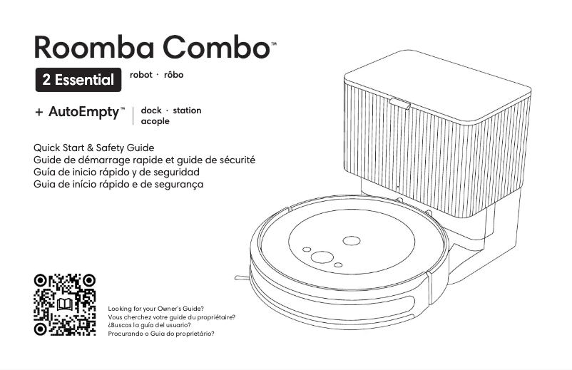 Page n°1 - Guide de démarrage rapide iRobot Roomba Vac 2 Essential