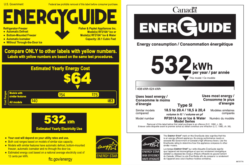 Image de la première page du manuel de l'appareil RF201ACJSX1