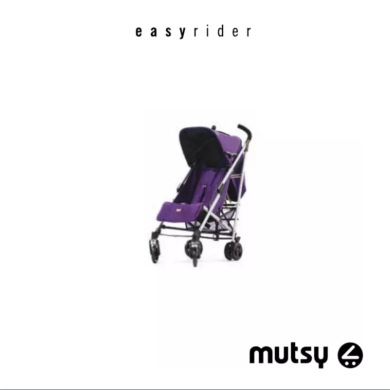 Page n°1 - Manuel utilisateur Mutsy Easyrider