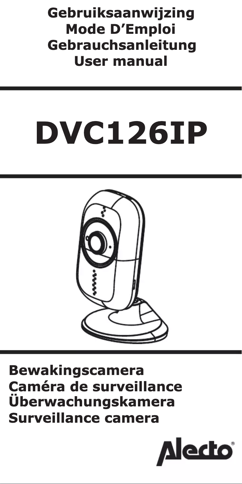 Image de la première page du manuel de l'appareil DVC126IP