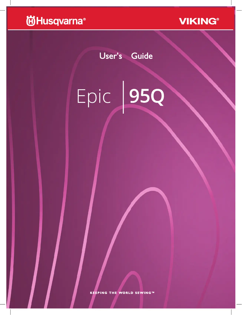 Image de la première page du manuel de l'appareil Epic 95Q