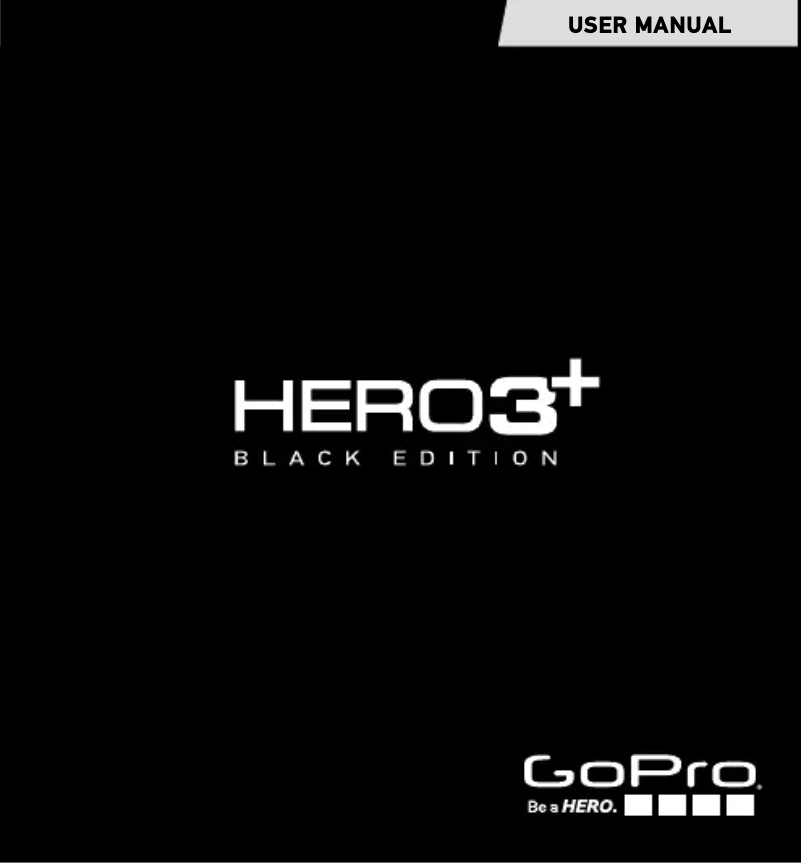 Image de la première page du manuel de l'appareil HERO 3+