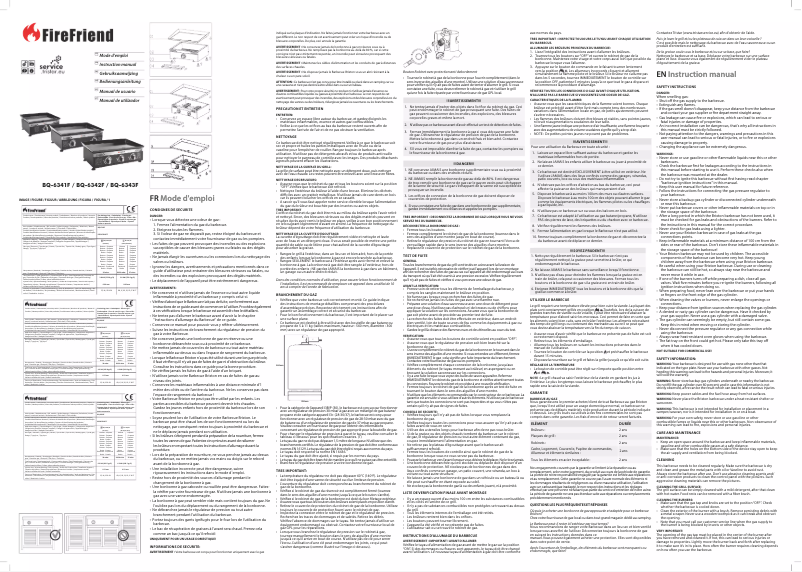Image de la première page du manuel de l'appareil BQ-6342F
