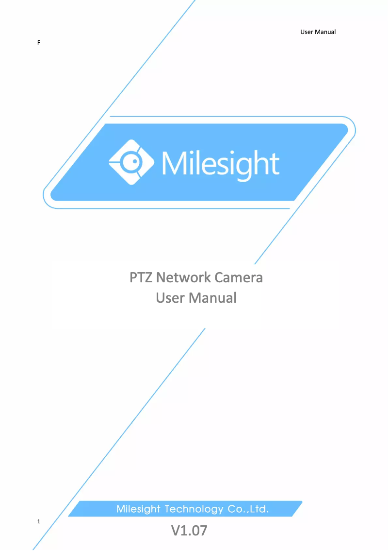 Page n°1 - Manuel utilisateur Milesight MS-C2942-REB