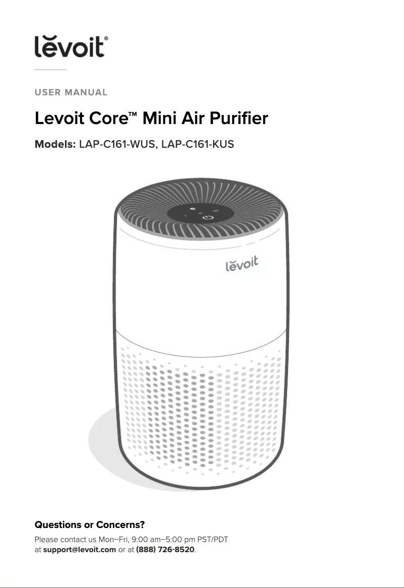 Image de la première page du manuel de l'appareil Core Mini