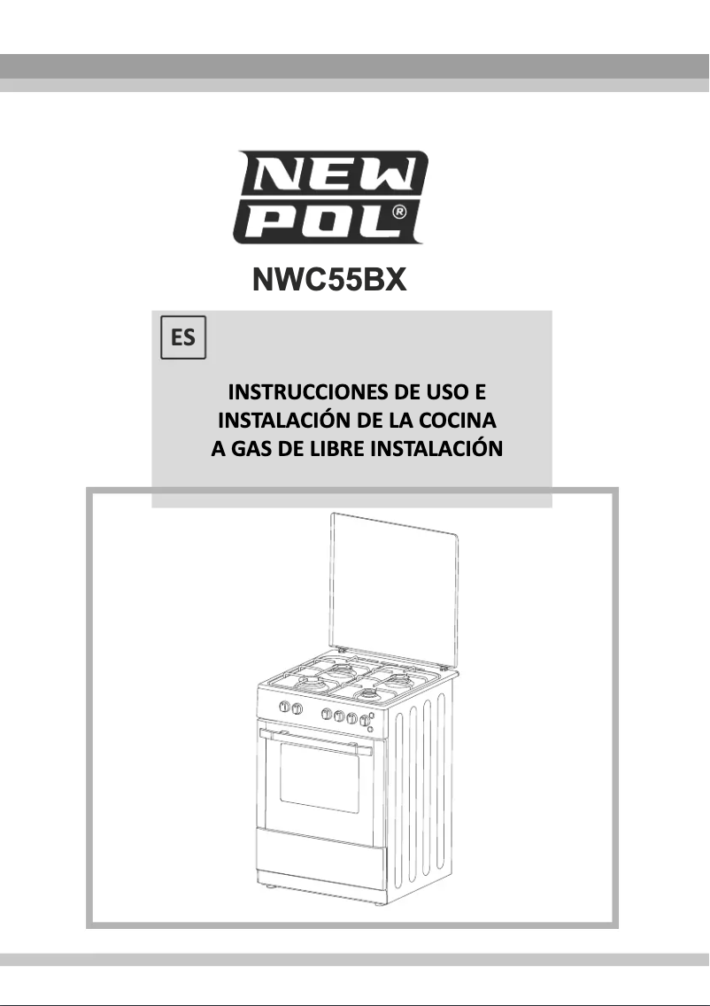 Página 1 del manual Manual de usuario New Pol NWC55BX