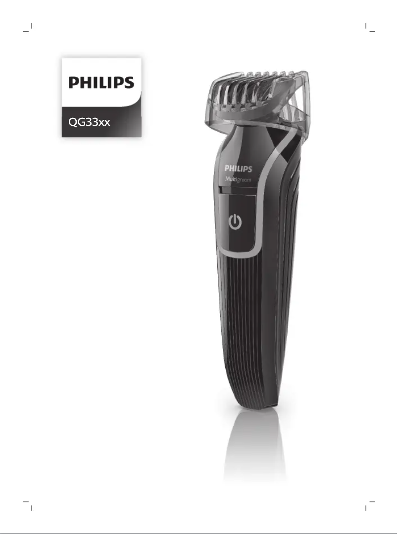 Page 1 de la notice Manuel utilisateur Philips Multigroom QG3341