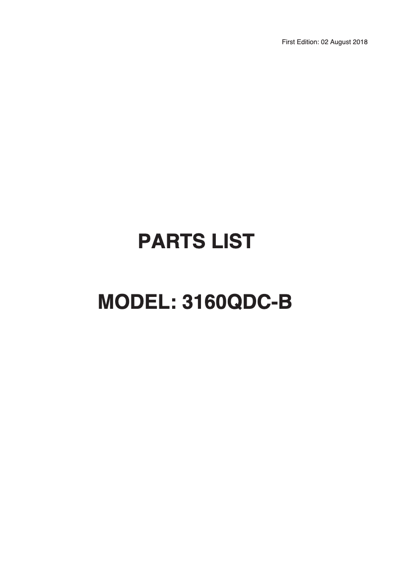 Page 1 de la notice Fiche technique Janome 3160QDC