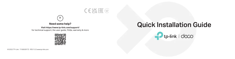 Página 1 del manual Manual de usuario TP-Link Deco W6000
