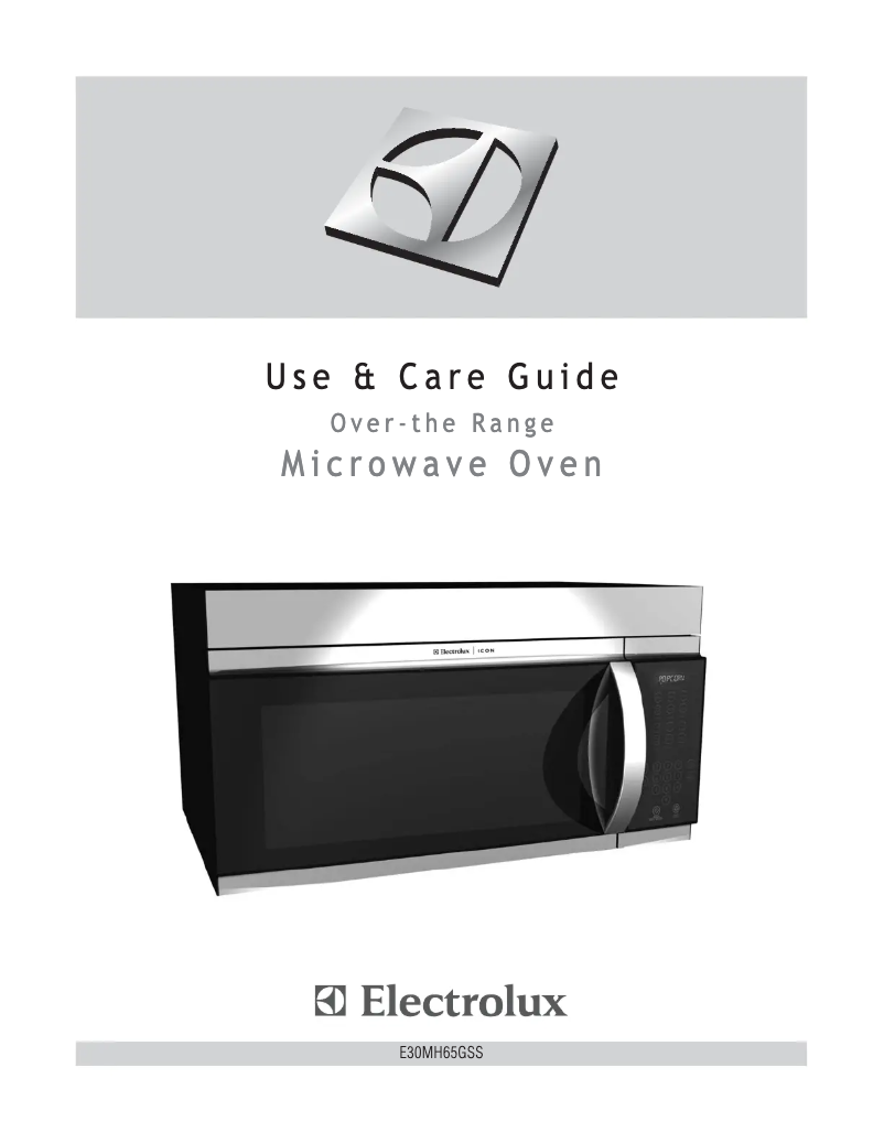 Page n°1 - Manuel utilisateur Electrolux E30MH65GPS