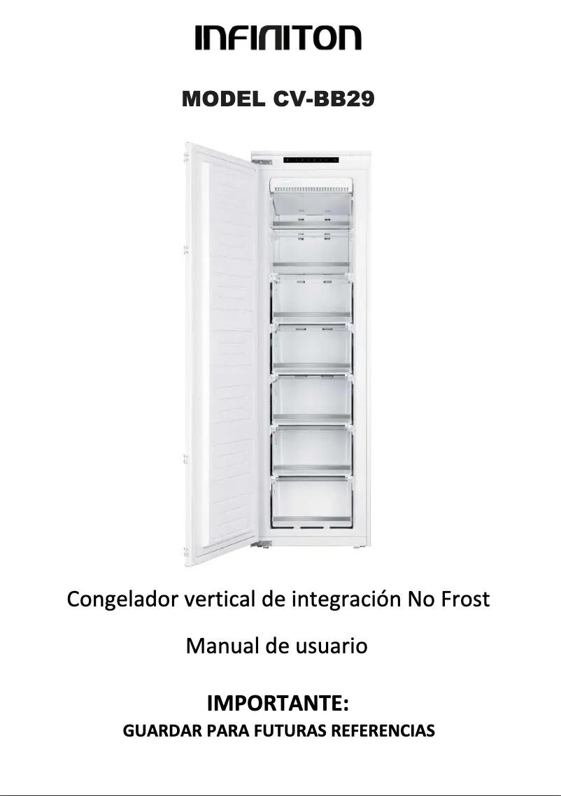 Page n°1 - Manuel utilisateur Infiniton CV-BB29