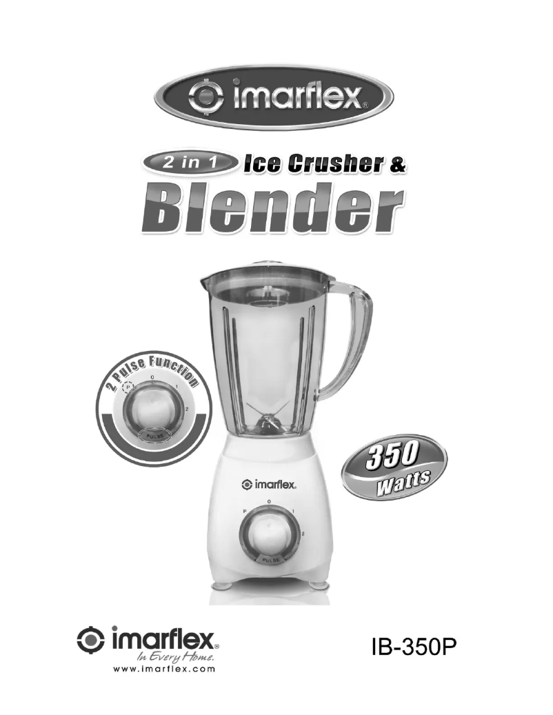 Page 1 de la notice Manuel utilisateur Imarflex IB-350P
