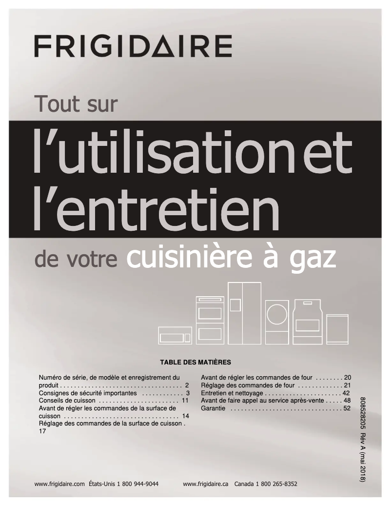 Image de la première page du manuel de l'appareil FGGF3059TD