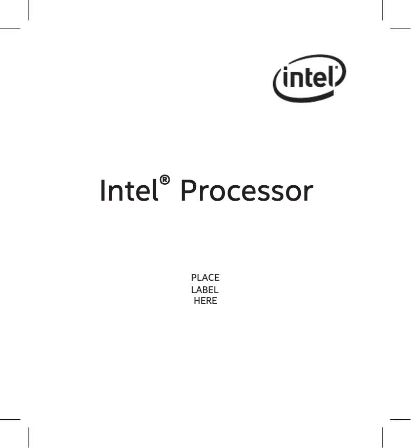 Image de la première page du manuel de l'appareil Core i5-10600KF