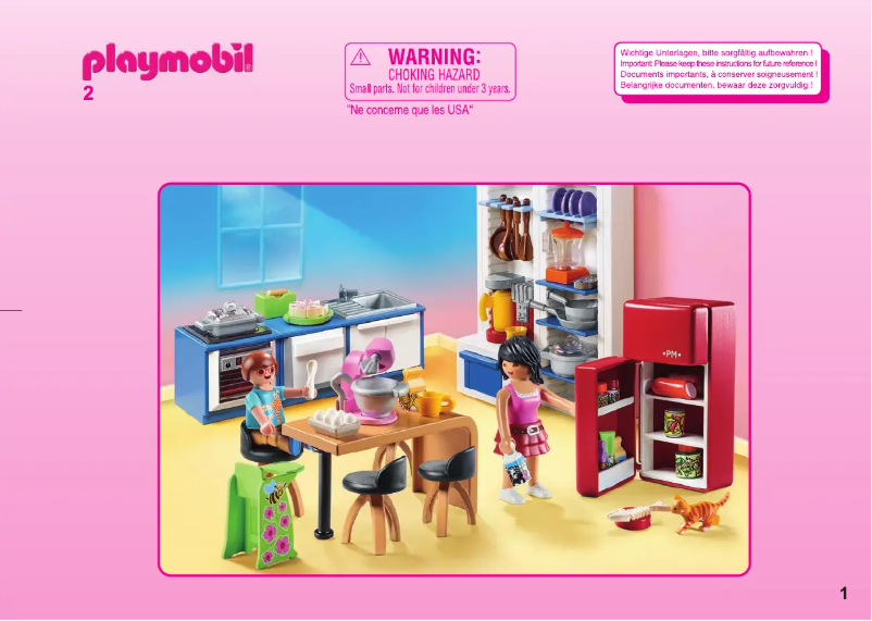 Page n°1 - Manuel utilisateur Playmobil 70206